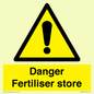WV12068: Danger Fertiliser store