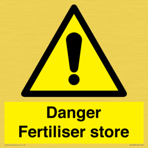 WV12068: Danger Fertiliser store