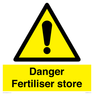 WV12068: Danger Fertiliser store