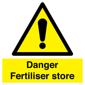WV12068: Danger Fertiliser store