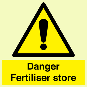 WV12068: Danger Fertiliser store