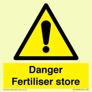 WV12068: Danger Fertiliser store