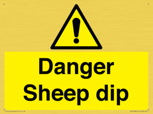 WV12086: Danger Sheep dip