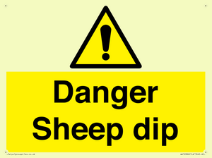 WV12086: Danger Sheep dip