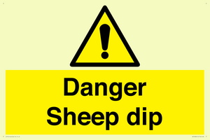 WV12086: Danger Sheep dip