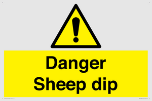 WV12086: Danger Sheep dip