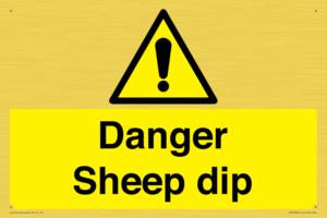 WV12086: Danger Sheep dip