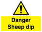 WV12086: Danger Sheep dip