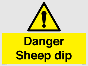 WV12086: Danger Sheep dip
