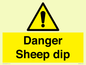 WV12086: Danger Sheep dip