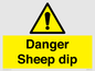 WV12086: Danger Sheep dip