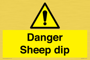 WV12086: Danger Sheep dip
