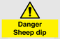WV12086: Danger Sheep dip