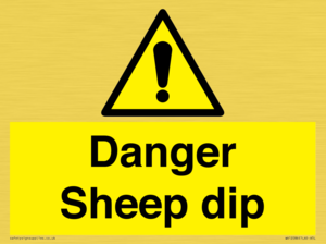WV12086: Danger Sheep dip