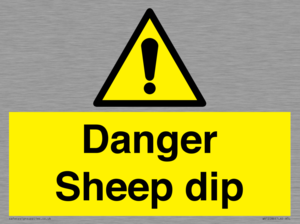 WV12086: Danger Sheep dip