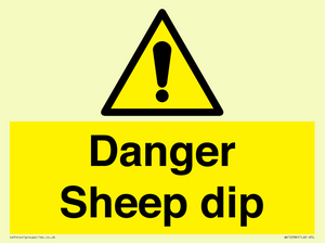 WV12086: Danger Sheep dip