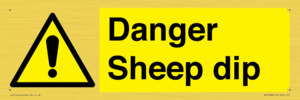 WV12086: Danger Sheep dip