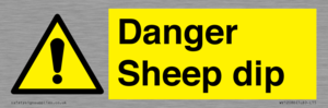 WV12086: Danger Sheep dip