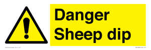 WV12086: Danger Sheep dip