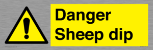 WV12086: Danger Sheep dip