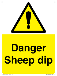 WV12086: Danger Sheep dip