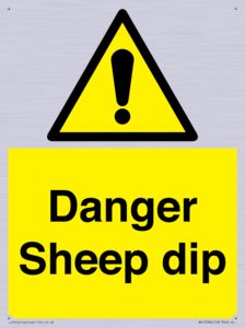 WV12086: Danger Sheep dip