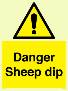 WV12086: Danger Sheep dip