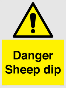 WV12086: Danger Sheep dip