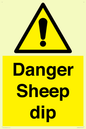 WV12086: Danger Sheep dip