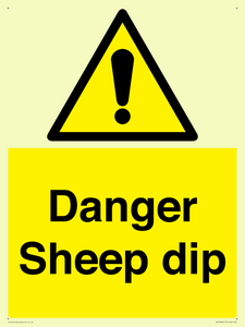 WV12086: Danger Sheep dip