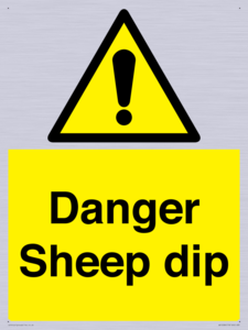 WV12086: Danger Sheep dip