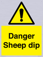 WV12086: Danger Sheep dip
