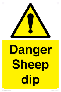 WV12086: Danger Sheep dip