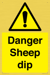 WV12086: Danger Sheep dip