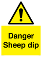 WV12086: Danger Sheep dip