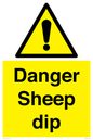 WV12086: Danger Sheep dip