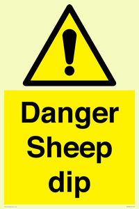 WV12086: Danger Sheep dip