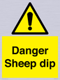 WV12086: Danger Sheep dip