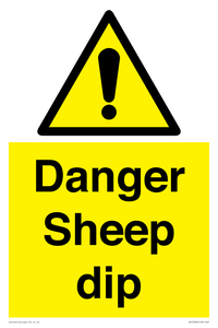 WV12086: Danger Sheep dip
