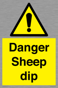 WV12086: Danger Sheep dip