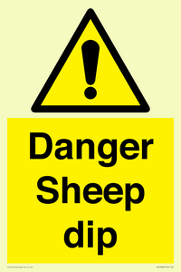 WV12086: Danger Sheep dip