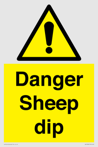 WV12086: Danger Sheep dip