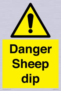 WV12086: Danger Sheep dip