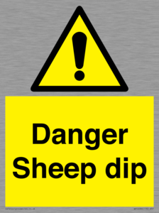 WV12086: Danger Sheep dip