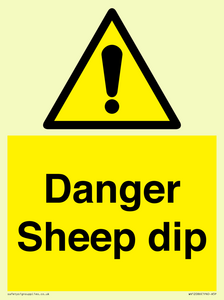 WV12086: Danger Sheep dip