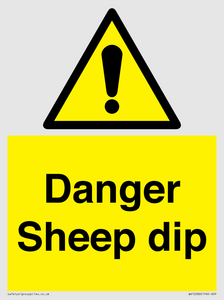 WV12086: Danger Sheep dip