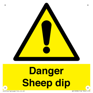 WV12086: Danger Sheep dip