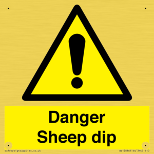WV12086: Danger Sheep dip