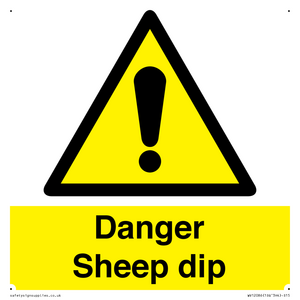 WV12086: Danger Sheep dip
