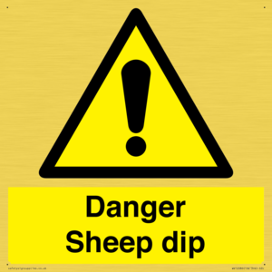 WV12086: Danger Sheep dip
